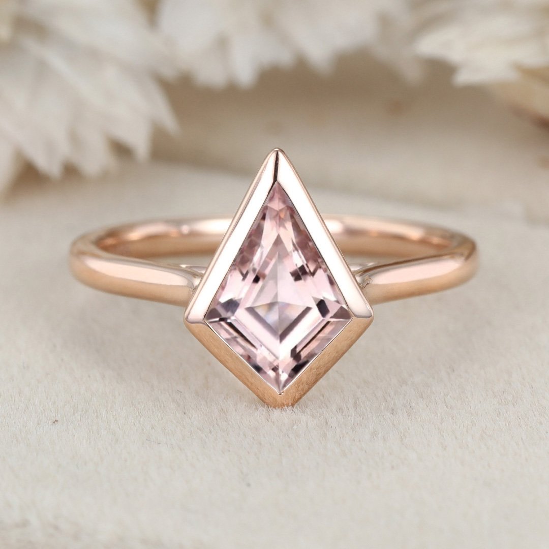 Cushion Cut Pink Morganite Engagement Ring | Jewelry by Johan - Jewelry by  Johan