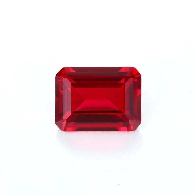 30 Carat Radiant Cut Lab Grown Ruby Loose Stone