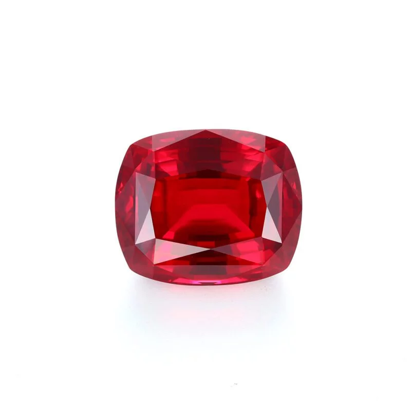 67.5 CT Radiant Cut Lab Grown Ruby Loose Stone