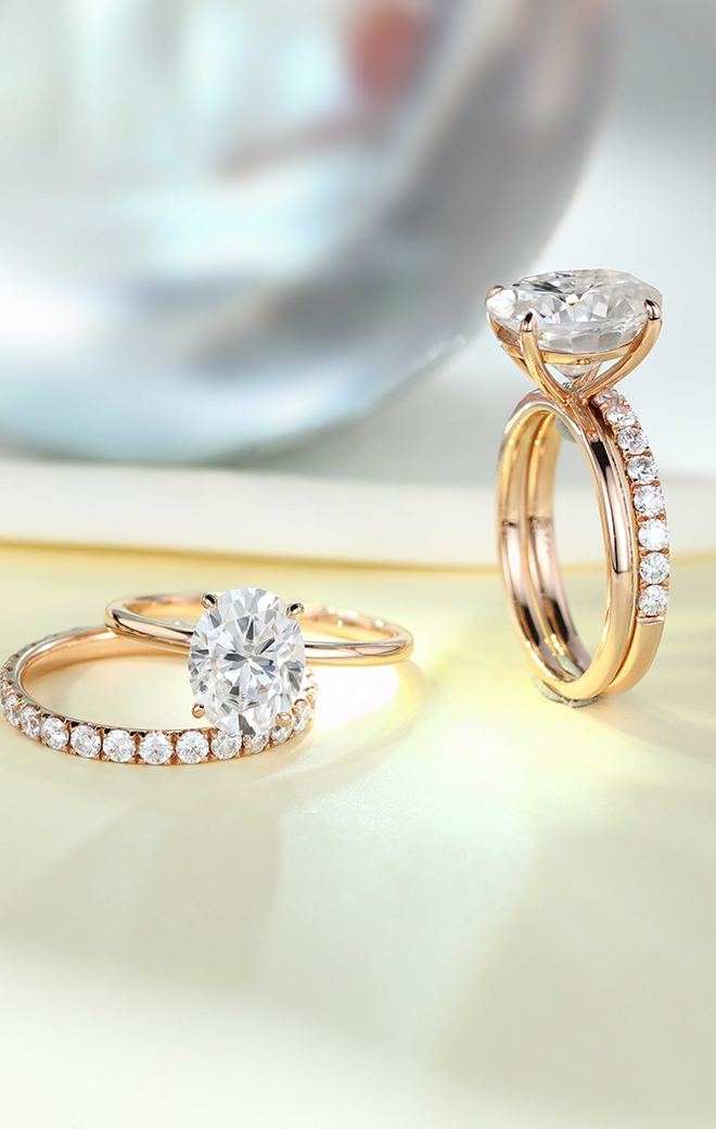 Engagement and Wedding Ring Set