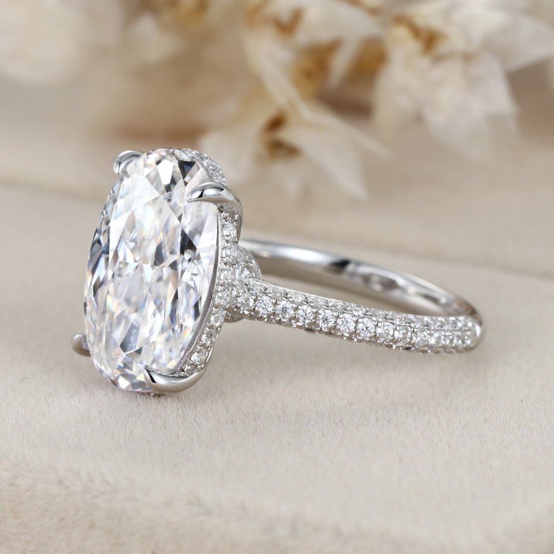 14k White Gold Rego 5/8ct Diamond Semi Mount Engagement Ring | Roth Jewelers