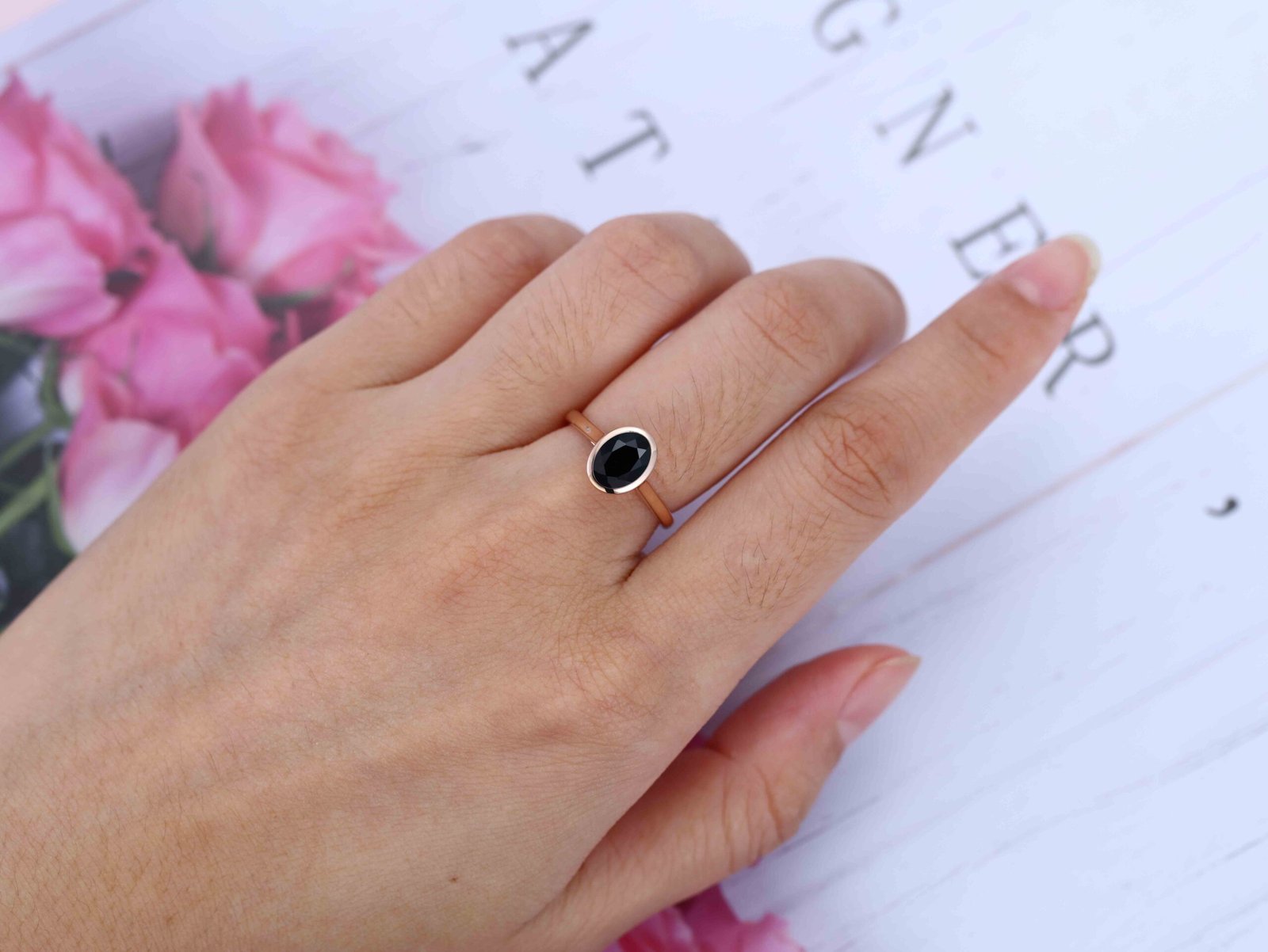 Buy AvicraftsBlack Onyx Stone Ring 925 Sterling Silver Statement Ring For  Women Handmade Rings Gemstone Christmas Promise Ring Size US 8 Gift For Her  Online at desertcartINDIA