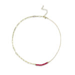 Lab-Grown Ruby Necklace +$50.00