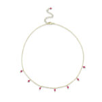 Lab-Grown Ruby Necklace +$50.00