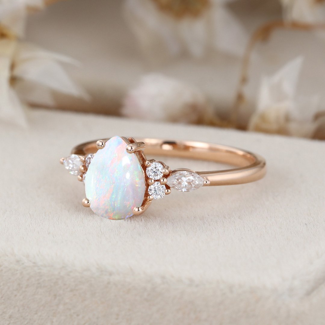 Which type of opal ring is very classy? - Quora