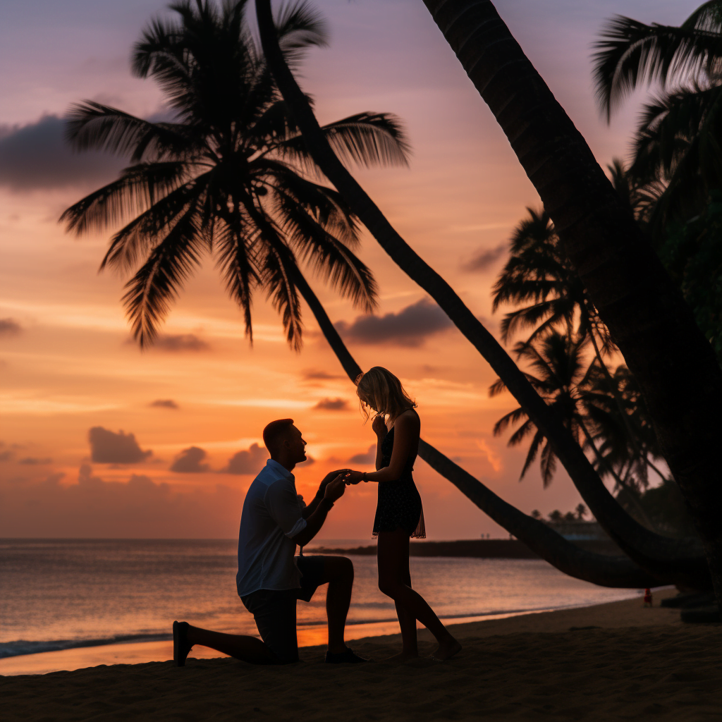 oveela-jewelry-At-dusk-near-a-beach-with-coconut-trees-a-young-man-is-proposing-to-a-blonde-woman-on-his-knees